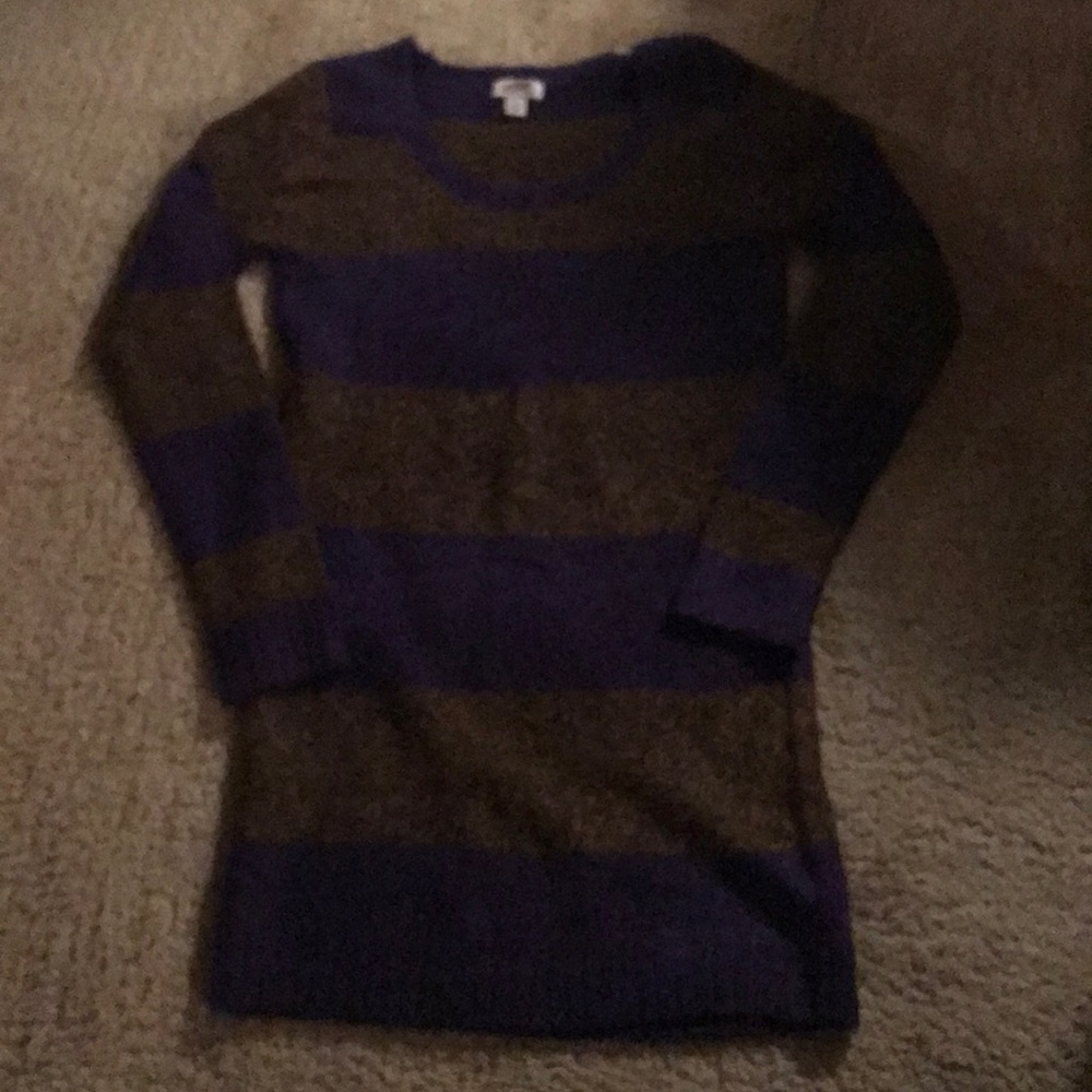 Purple and gold brown top/dress